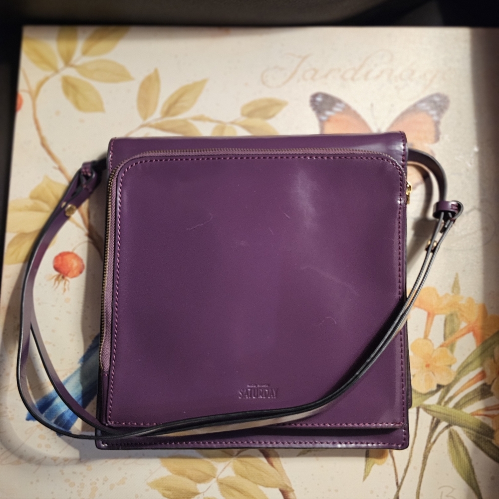 kate spade Saturday Vintage Ltd Edition Plum Crossbody/Shoulder Bag Adjustable